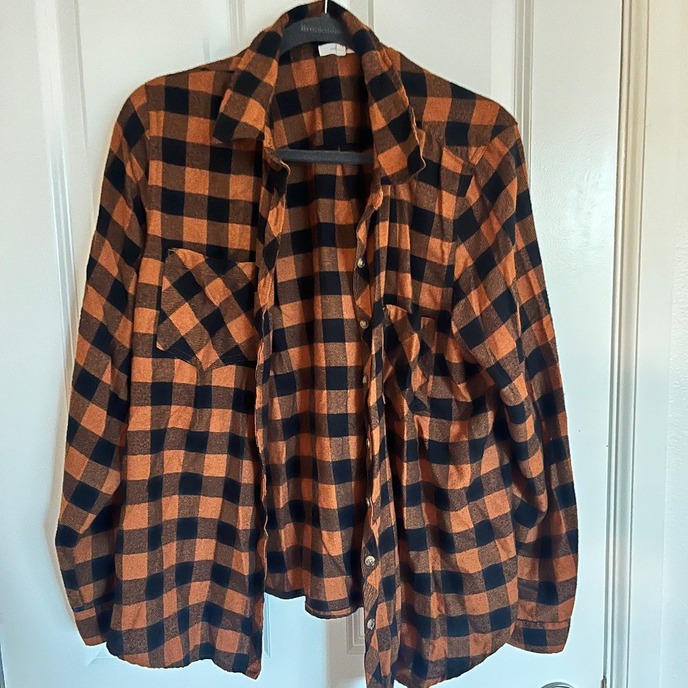 Maurices flannel button up